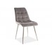 Ēdamistabas krēsls CHICO chrom velvet